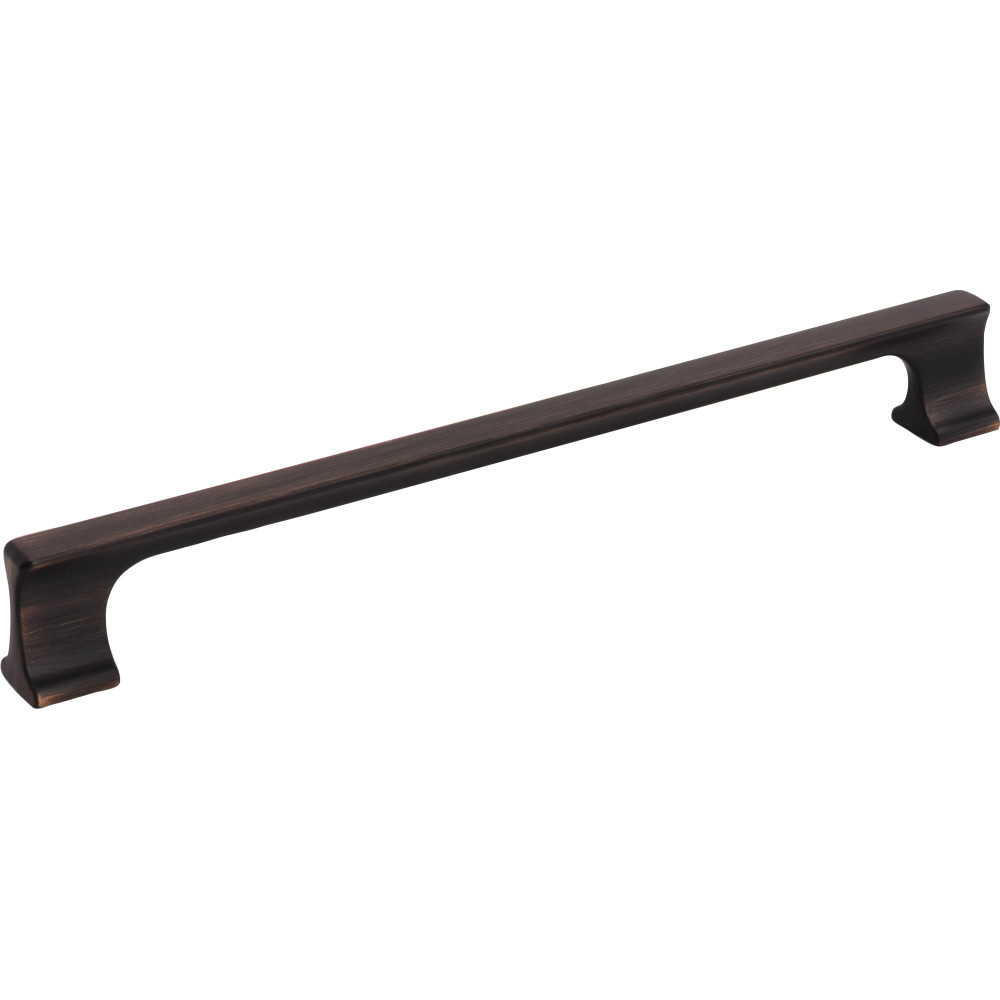 Hardware Resources 752-224DBAC 9-9/16" Overall Length Sullivan Cabinet Pull, 96mm Center to Center in Brushed Oil Rubbed Bronze