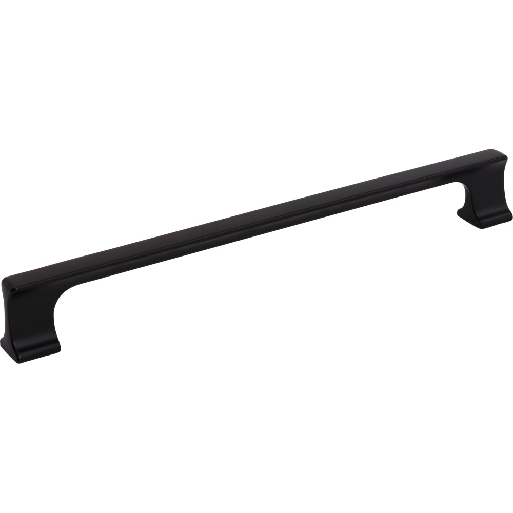 Hardware Resources 752-224MB 9-9/16" Overall Length Sullivan Cabinet Pull, 96mm Center to Center in Matte Black