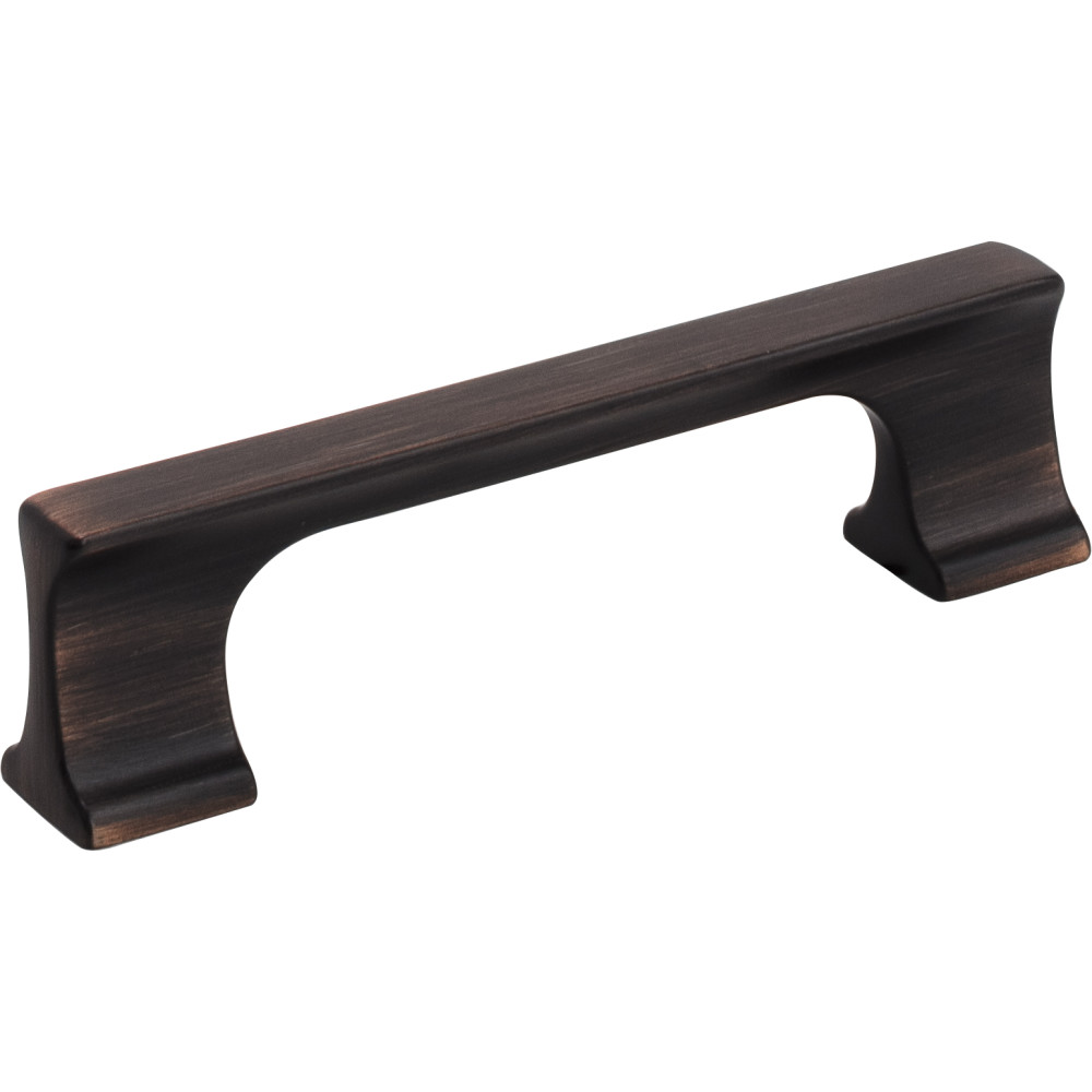 Hardware Resources 752-96DBAC 4-1/2" Overall Length Sullivan Cabinet Pull, 96mm Center to Center in Brushed Oil Rubbed Bronze