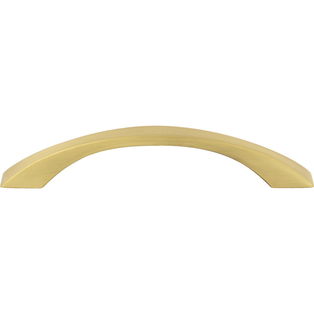 Jeffrey Alexander by Hardware Resources 767-128BG 6-5/16" Overall Length Cabinet Pull. Holes are 128 mm center-to-center. Finish: Brushed Gold
