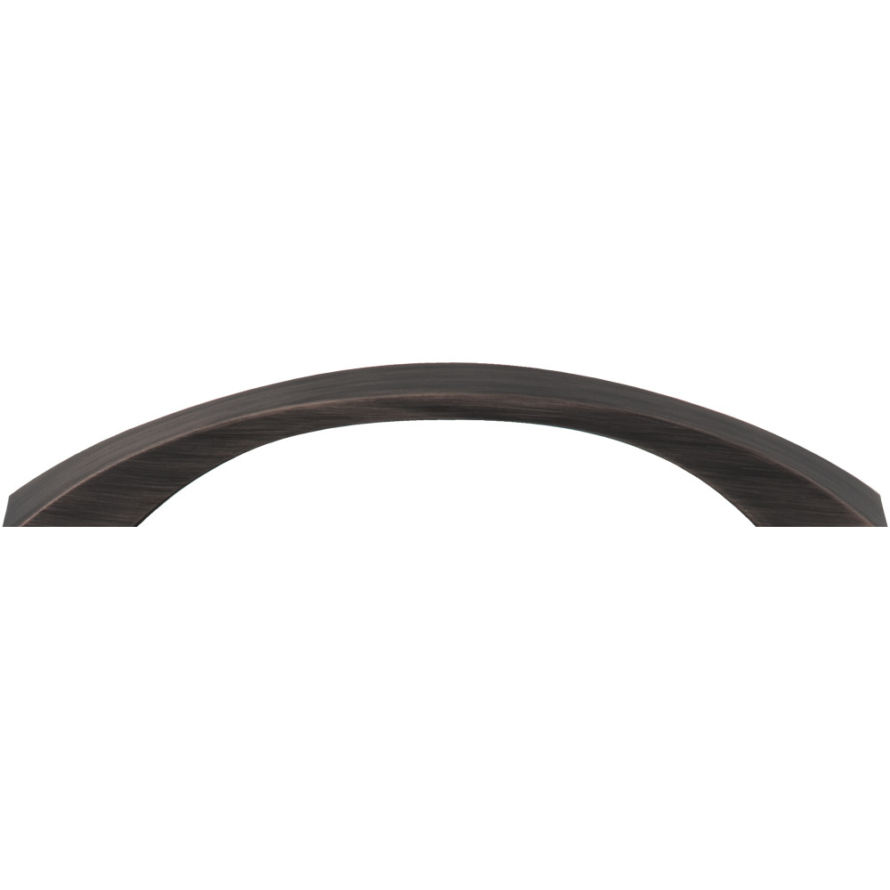 Jeffrey Alexander by Hardware Resources 767-128DBAC 6-5/16" Overall Length Cabinet Pull. Holes are 128 mm center-to-center. Finish: Brushed Oil Rubbed Bronze
