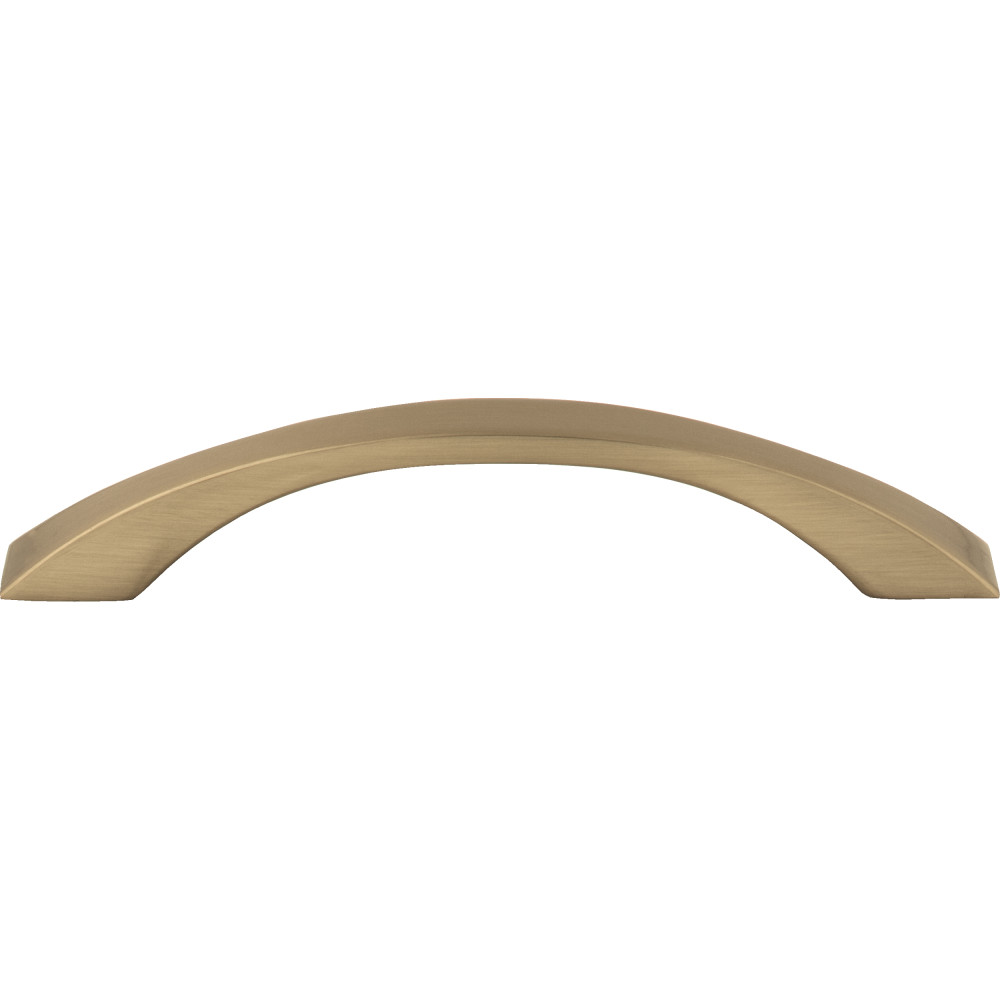 Jeffrey Alexander by Hardware Resources 767-128SBZ 6-5/16" Overall Length Cabinet Pull. Holes are 128 mm center-to-center. Finish: Satin Bronze