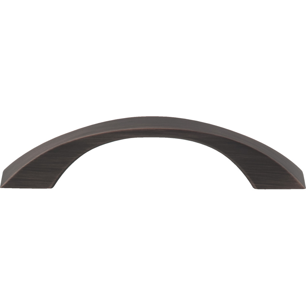 Jeffrey Alexander by Hardware Resources 767-96DBAC 5" Overall Length Cabinet Pull. Holes are 96 mm center-to-center. Finish: Brushed Oil Rubbed Bronze