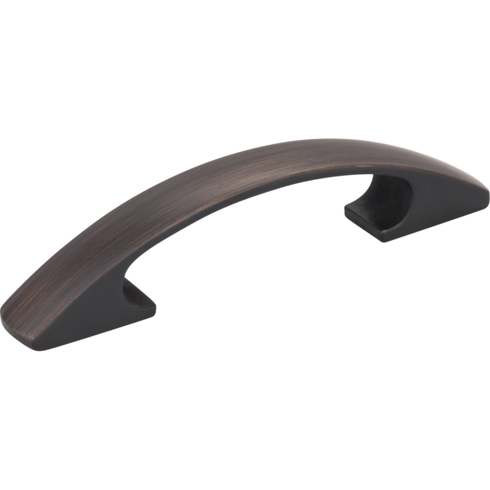 Hardware Resources 771-3DBAC Strickland 4-1/2" Overall Length Cabinet Pull Finish: Brushed Oil Rubbed Bronze