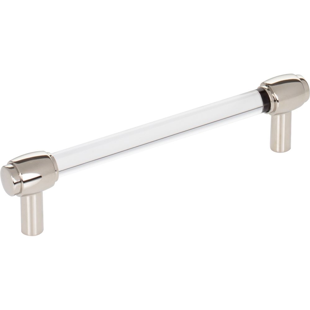 Hardware Resource 775-128NI 128 mm Center-to-Center Polished Nickel Carmen Cabinet Bar Pull in Polished Nickel
