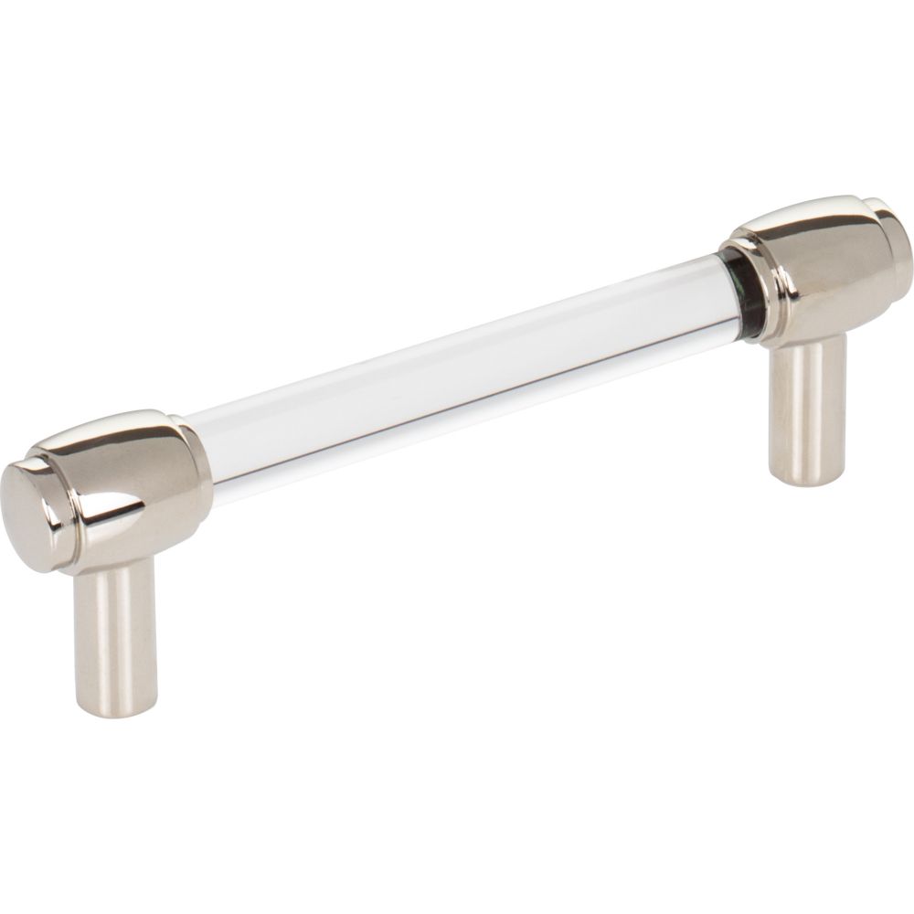 Hardware Resource 775-96NI 96 mm Center-to-Center Polished Nickel Carmen Cabinet Bar Pull in Polished Nickel