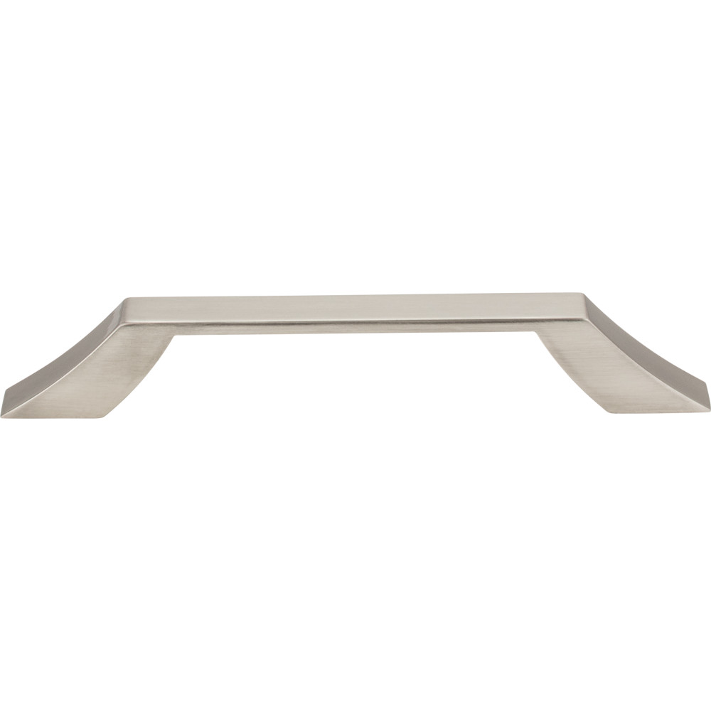 Jeffrey Alexander by Hardware Resources 798-128SN 6-3/4" Overall Length Cabinet Pull. Holes are 128mm center-t