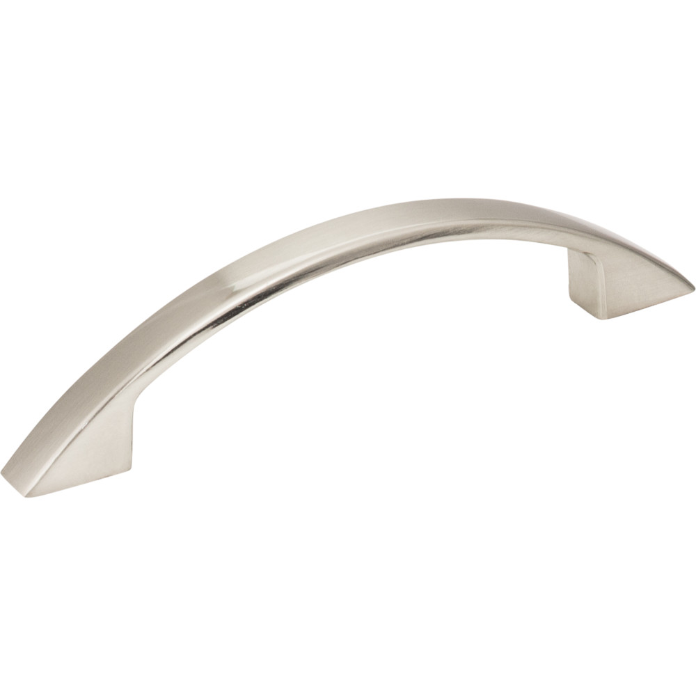 Hardware Resources 8004-SN-R Retail Pack Hardware 4-7/8" Overall Length Zinc Footed Cabinet Pull Finish: Satin Nickel