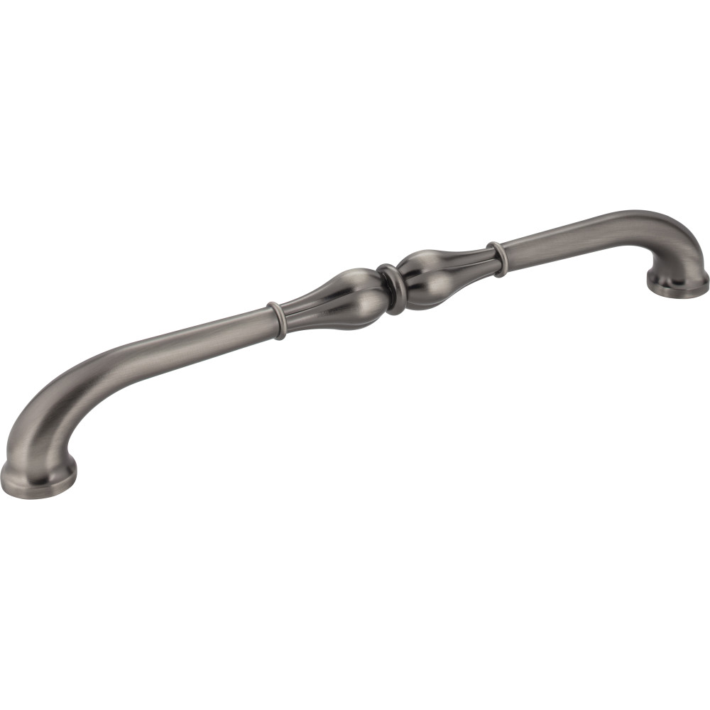 Jeffrey Alexander by Hardware Resources 818-12BNBDL 13-1/8" Overall Length Appliance Pull.  Holes are 12" center