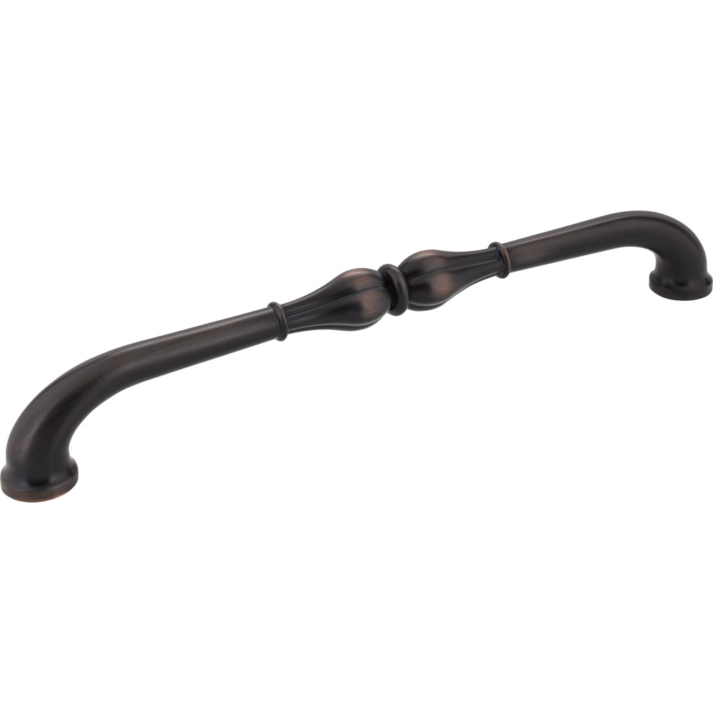 Jeffrey Alexander by Hardware Resources 818-12DBAC 13-1/8" Overall Length Appliance Pull.  Holes are 12" center