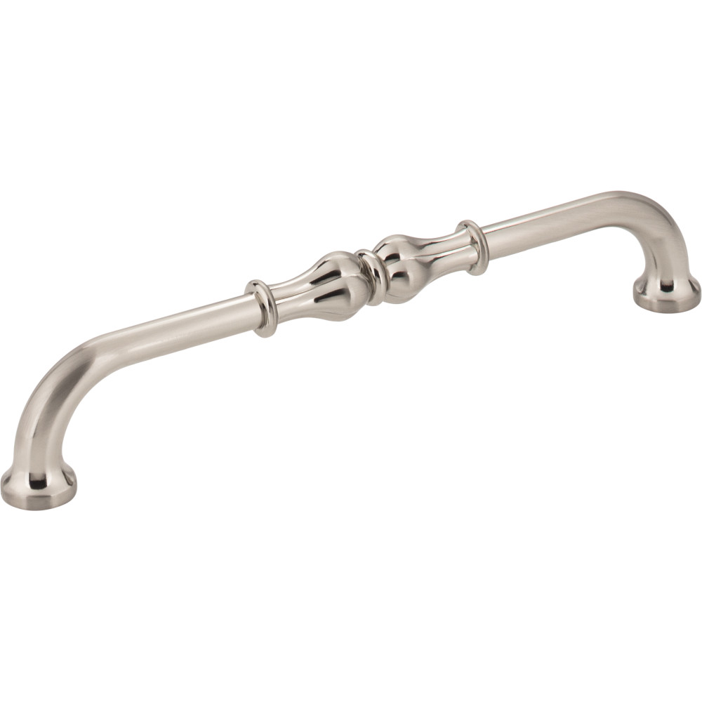Jeffrey Alexander by Hardware Resources 818-160SN 6-15/16" Overall Length Cabinet Pull.  Holes are 160mm cent 