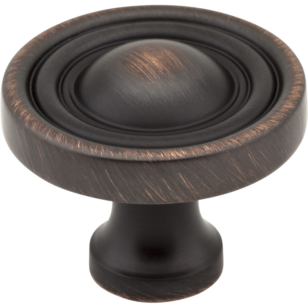 Jeffrey Alexander by Hardware Resources 818DBAC 1-3/8" Diameter Cabinet Knob. Packaged with one 8/32"       