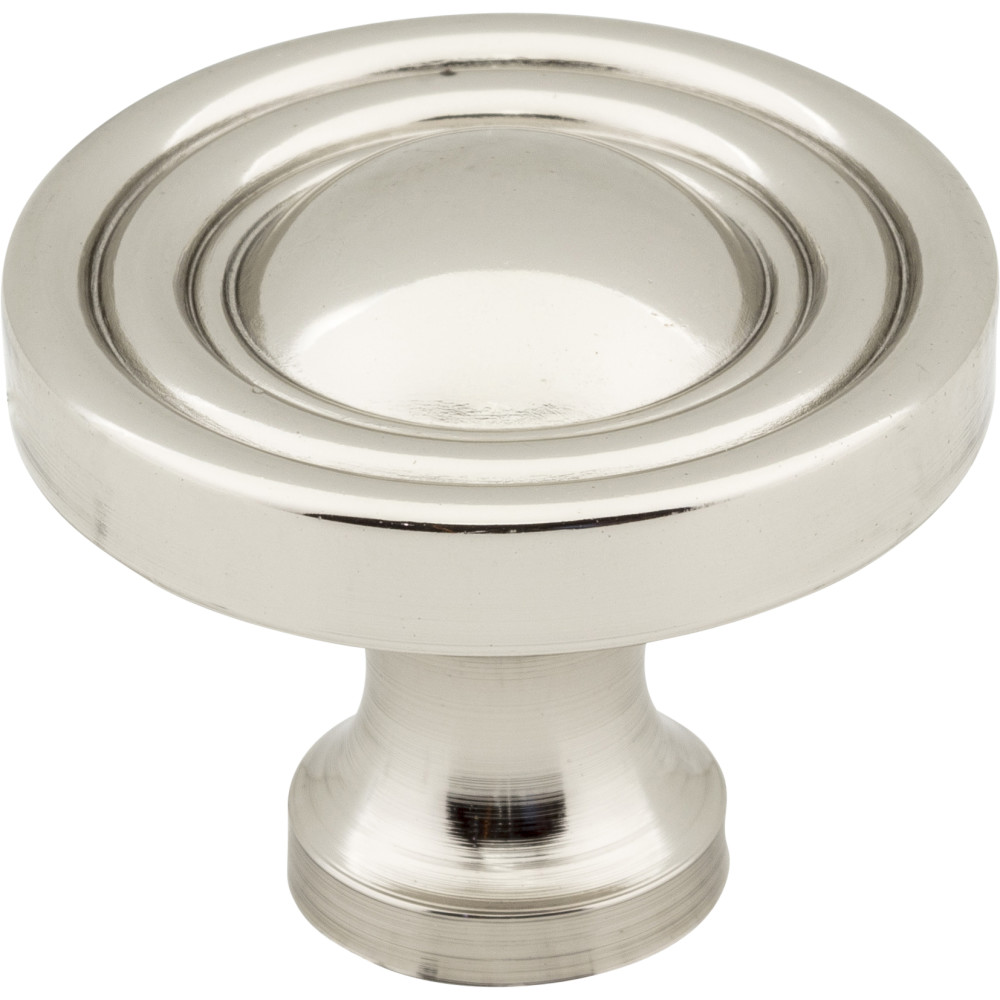 Jeffrey Alexander by Hardware Resources 818NI 1-3/8" Diameter Cabinet Knob. Packaged with one 8/32" x 1" s