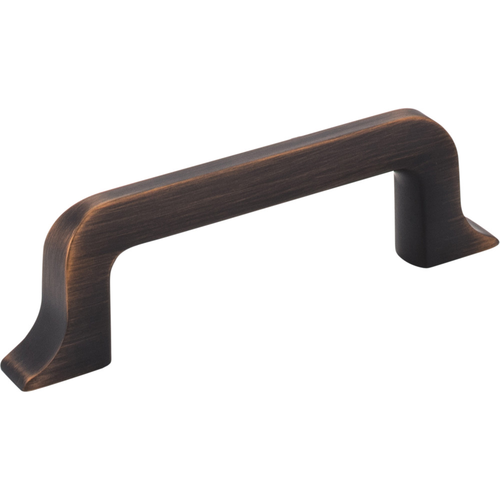Hardware Resources 839-3DBAC Zinc Die Cast Cabinet Pull in Brushed Oil Rubbed Bronze
