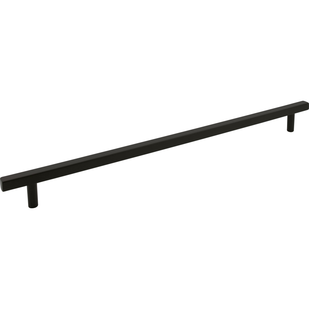 Jeffrey Alexander by Hardware Resources 845-18MB Dominique Cabinet Pull 21" Overall Length Appliance Pull. Holes are 18" center-to-center. Finish in Matte Black