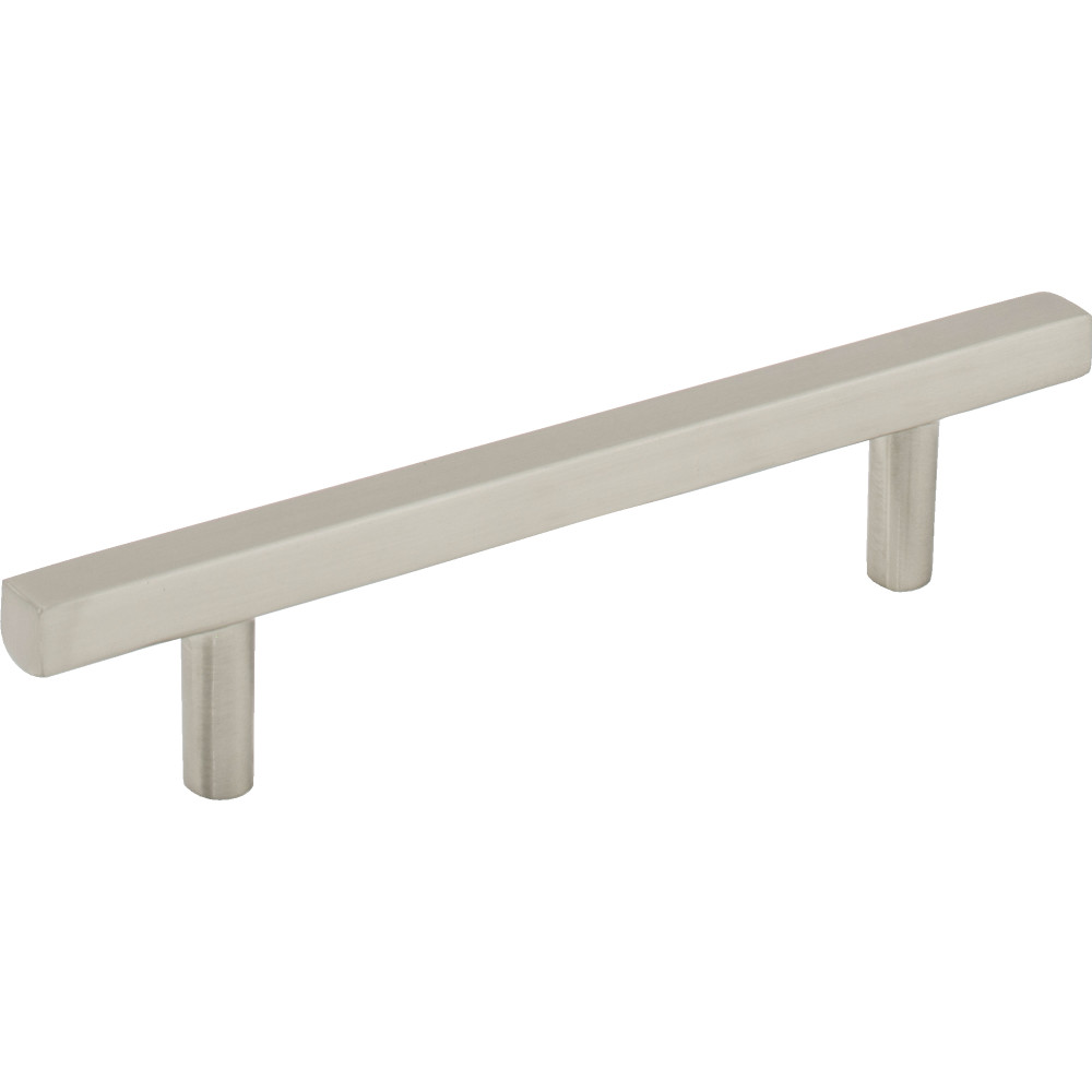 Jeffrey Alexander by Hardware Resources 845-96SN Dominique Cabinet Pull 5-3/4" Overall Length. Holes are 96 mm center-to-center. Finish in Satin Nickel