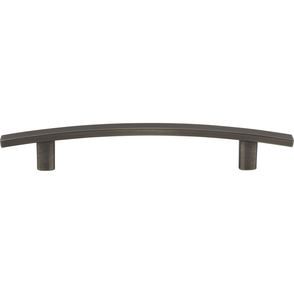 Elements by Hardware Resources 859-128BNBDL 7-1/4" Overall Length Cabinet Pull. Holes are 128 mm center-to-center. Finish: Brushed Pewter
