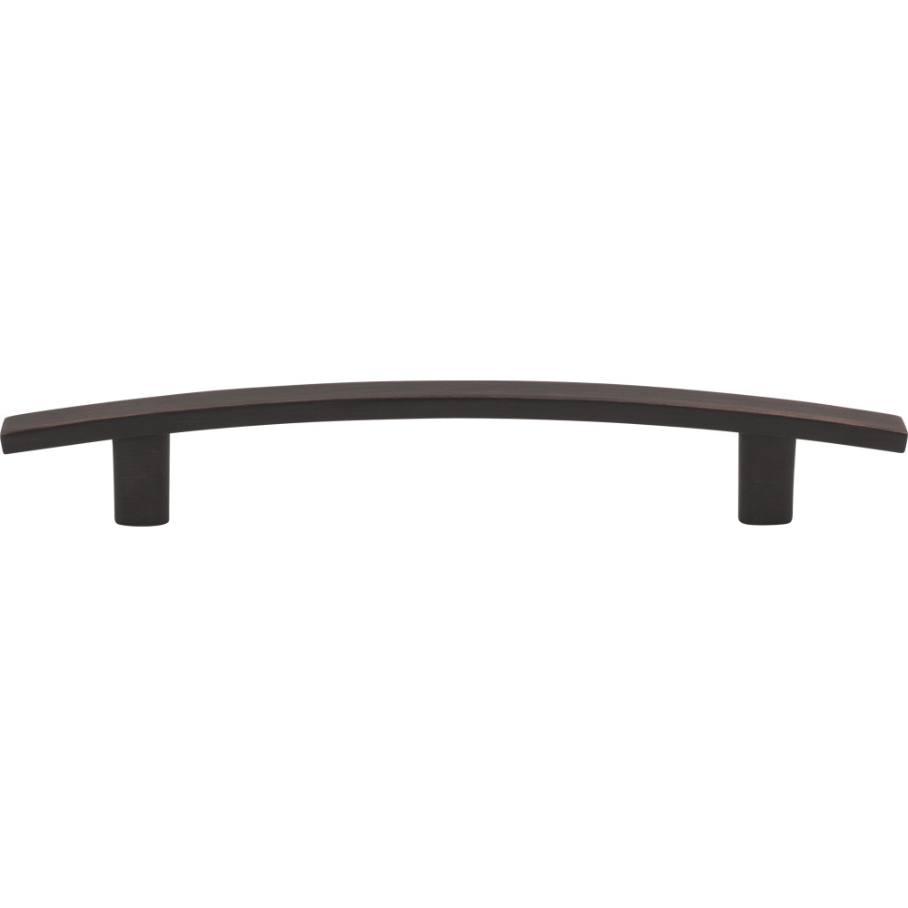 Elements by Hardware Resources 859-128DBAC 7-1/4" Overall Length Cabinet Pull. Holes are 128 mm center-to-center. Finish: Brushed Oil Rubbed Bronze