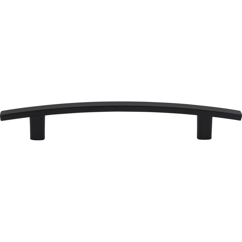 Elements by Hardware Resources 859-128MB 7-1/4" Overall Length Cabinet Pull. Holes are 128 mm center-to-center. Finish: Matte Black