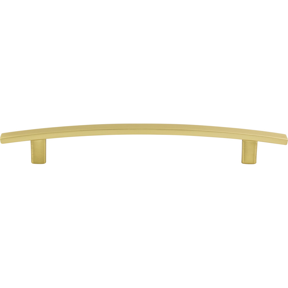 Elements by Hardware Resources 859-160BG 8-1/2" Overall Length Cabinet Pull. Holes are 160 mm center-to-center. Finish: Brushed Gold