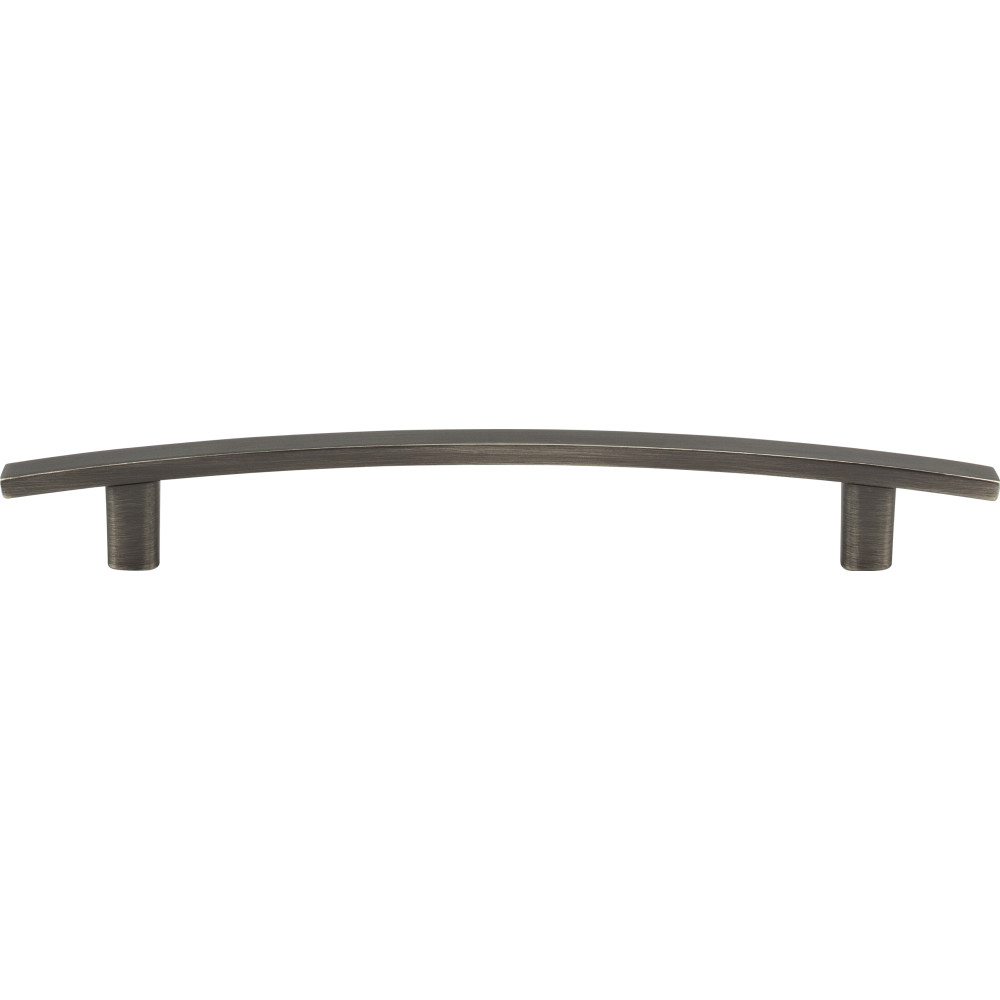 Elements by Hardware Resources 859-160BNBDL 8-1/2" Overall Length Cabinet Pull. Holes are 160 mm center-to-center. Finish: Brushed Pewter