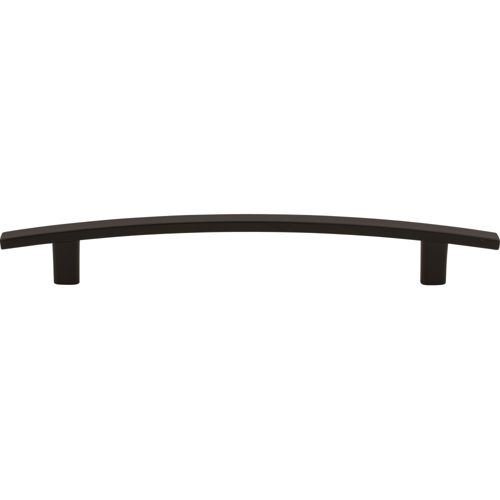 Elements by Hardware Resources 859-160MB 8-1/2" Overall Length Cabinet Pull. Holes are 160 mm center-to-center. Finish: Matte Black