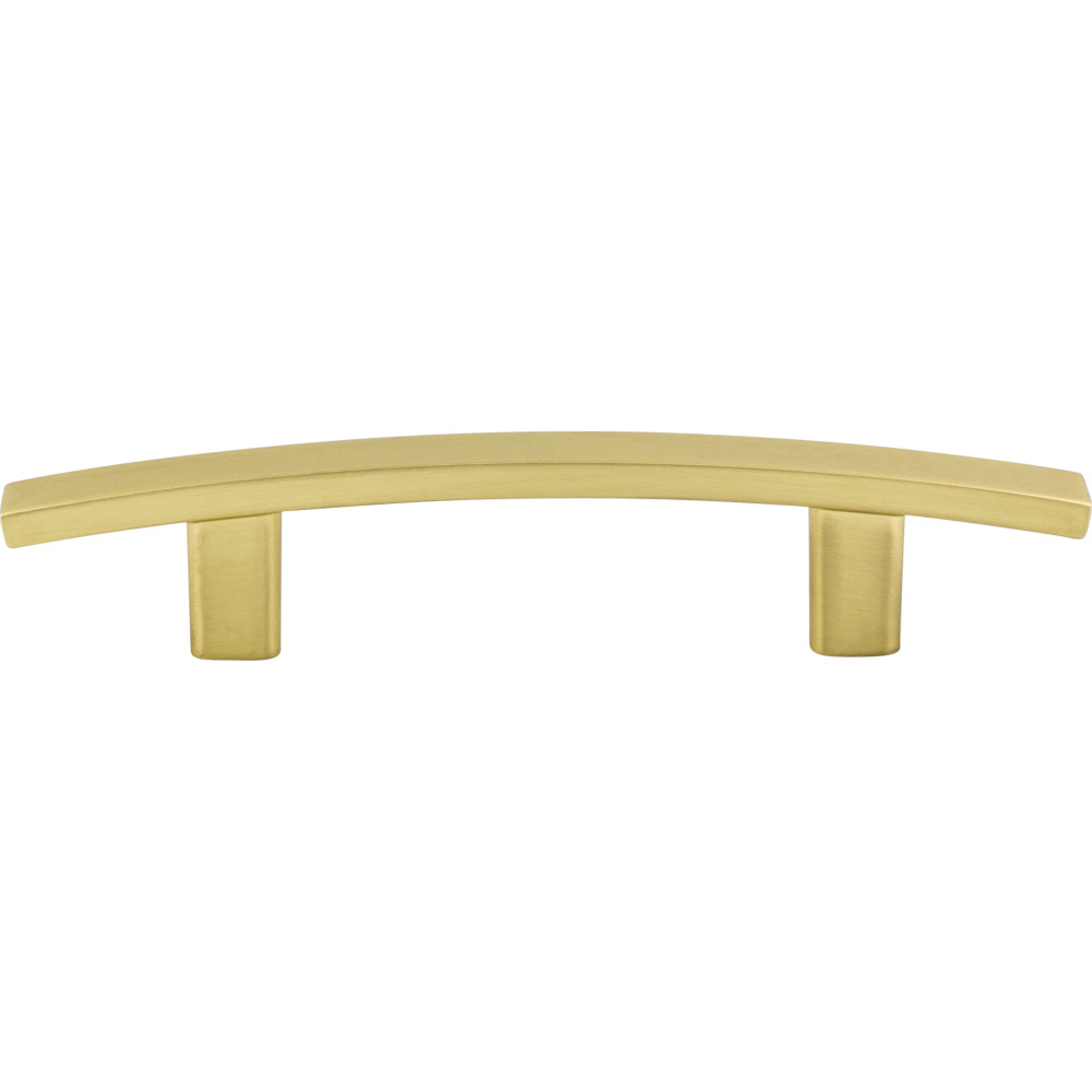 Elements by Hardware Resources 859-3BG 5-1/4" Overall Length Cabinet Pull. Holes are 3" center-to-center. Finish: Brushed Gold
