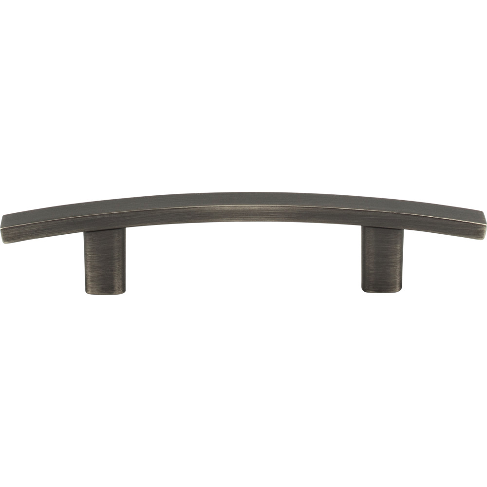 Elements by Hardware Resources 859-3BNBDL 5-1/4" Overall Length Cabinet Pull. Holes are 3" center-to-center. Finish: Brushed Pewter