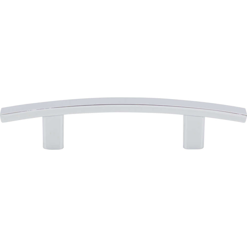 Elements by Hardware Resources 859-3PC 5-1/4" Overall Length Cabinet Pull. Holes are 3" center-to-center. Finish: Polished Chrome