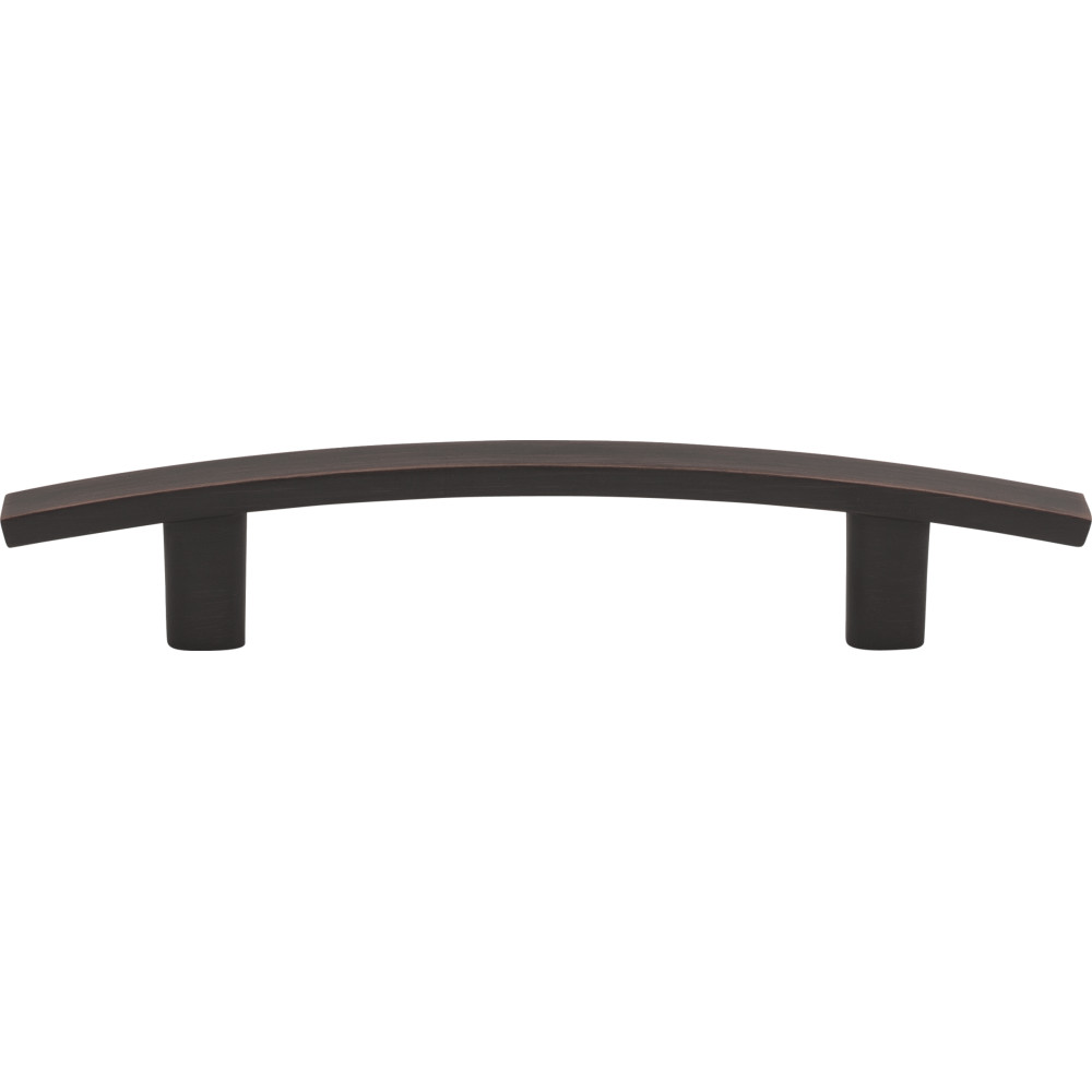Elements by Hardware Resources 859-96DBAC 6" Overall Length Cabinet Pull. Holes are 96 mm center-to-center. Finish: Brushed Oil Rubbed Bronze