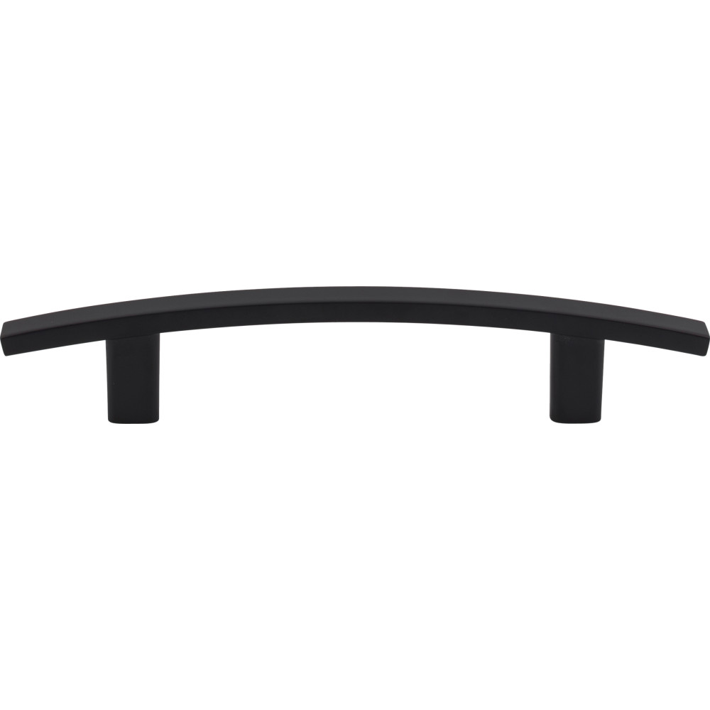 Elements by Hardware Resources 859-96MB 6" Overall Length Cabinet Pull. Holes are 96 mm center-to-center. Finish: Matte Black