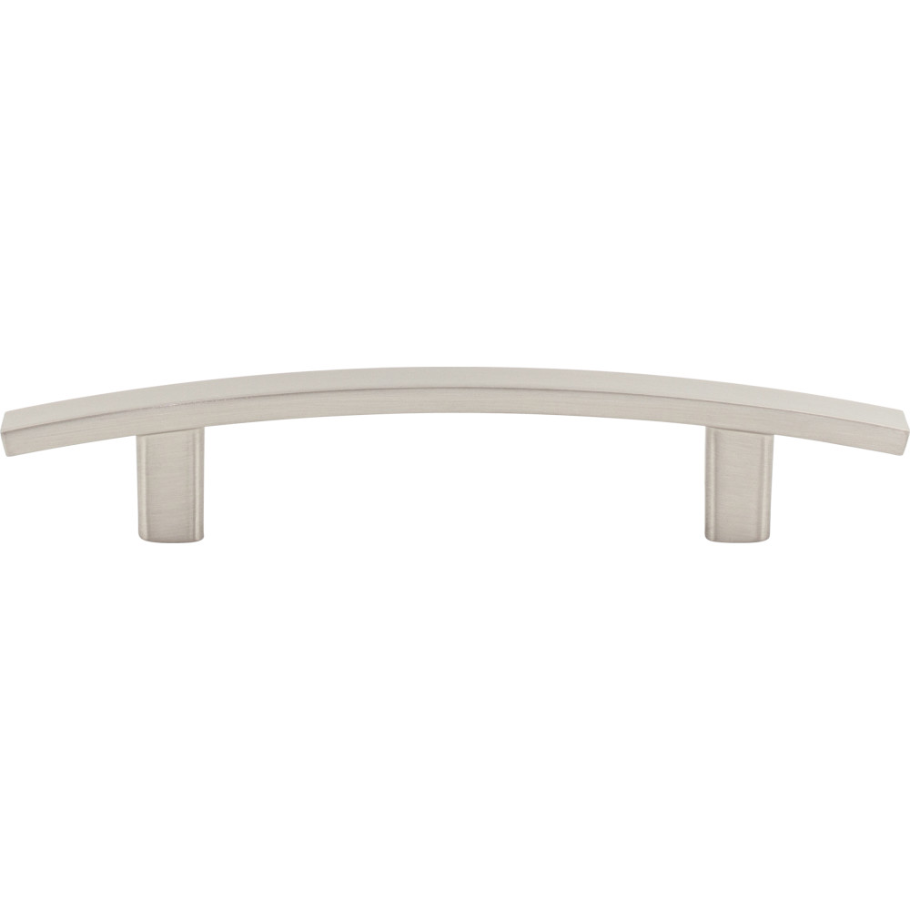 Elements by Hardware Resources 859-96SN 6" Overall Length Cabinet Pull. Holes are 96 mm center-to-center. Finish: Satin Nickel