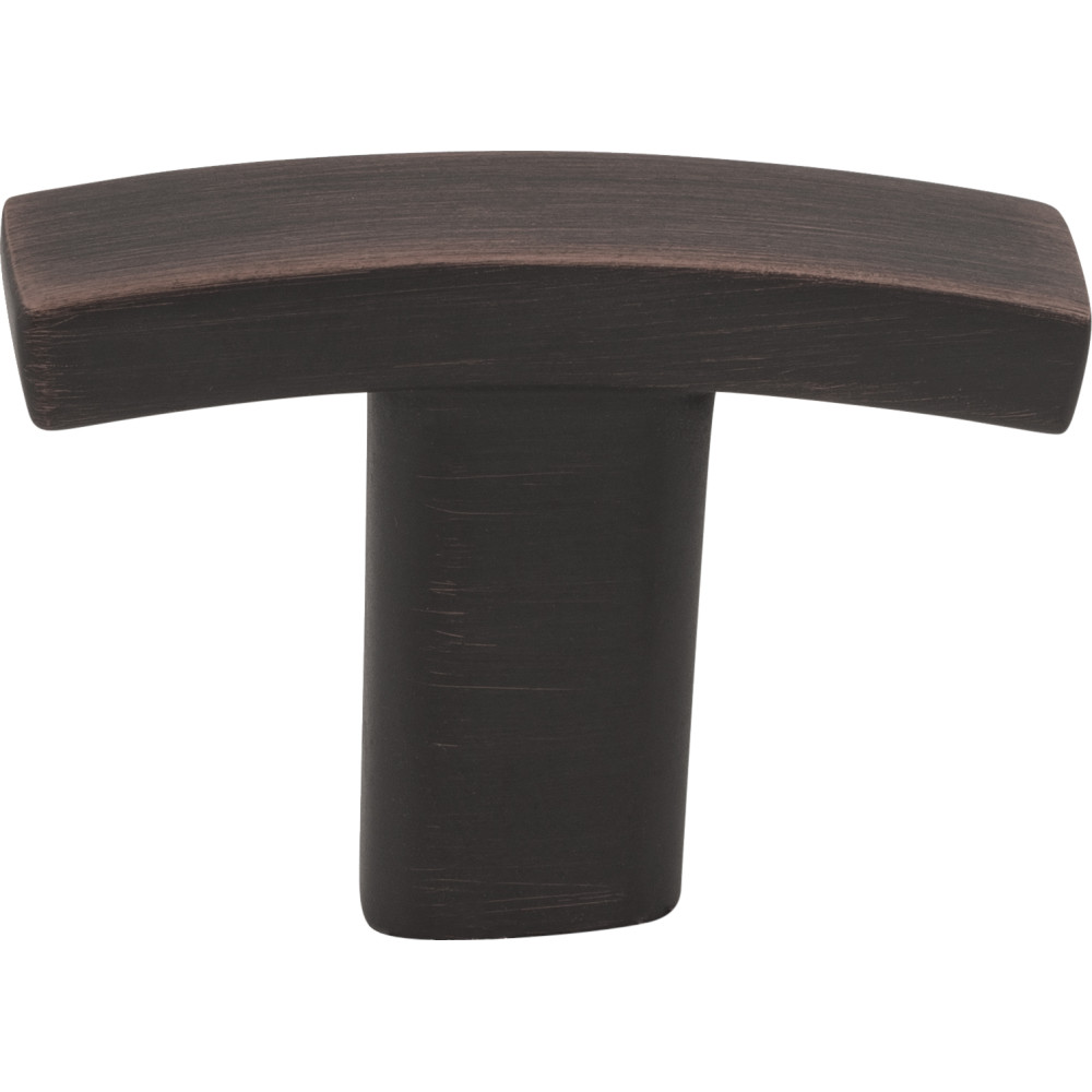 Elements by Hardware Resources 859T-DBAC Brushed Oil Rubbed Bronze Zinc Thatcher Cabinet Knob