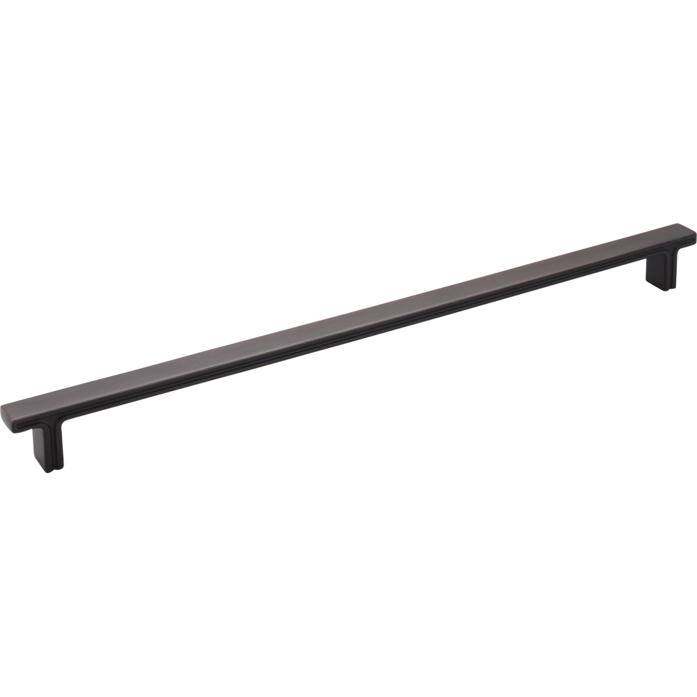 Jeffrey Alexander by Hardware Resources 867-320DBAC 13-15/16" OL Rectangle Cabinet Pull.  Packaged with two 8-32