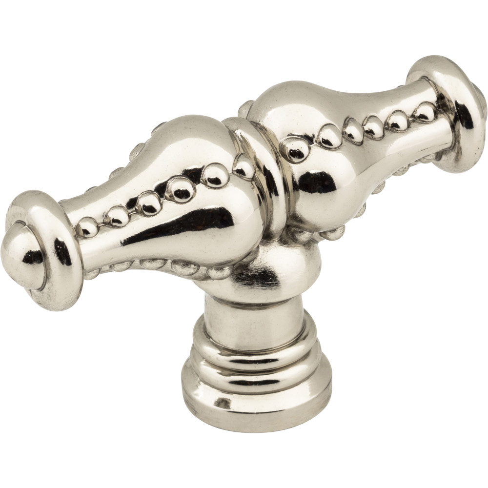 Jeffrey Alexander by Hardware Resources 918L-NI 2-1/4" Overall Length Beaded Cabinet Knob. Packaged with one