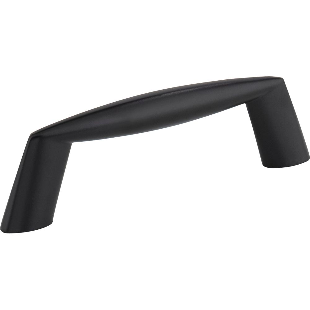 Hardware Resources 988-3MB 3" Center-to-Center Matte Black Zachary Cabinet Pull in Matte Black