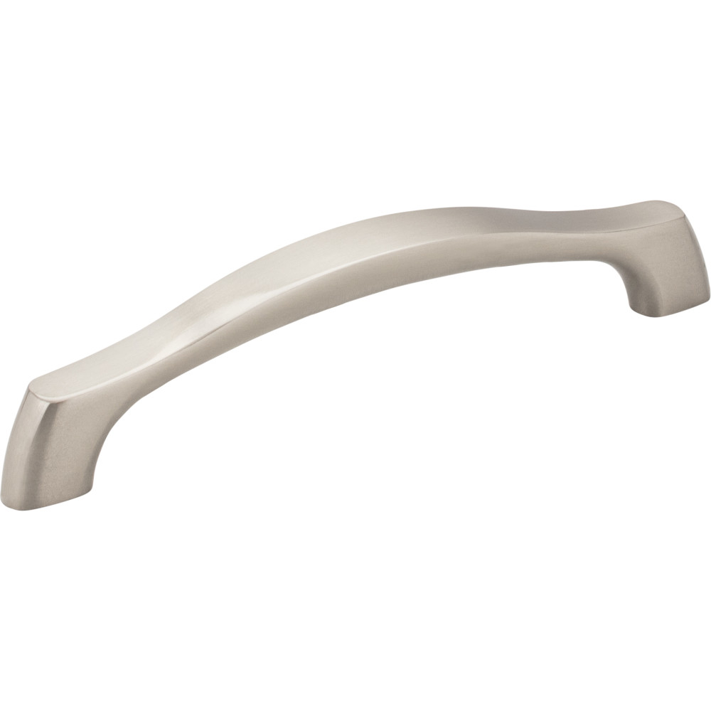 Hardware Resources 993-128SN 6-1/8" Overall Length Cabinet pull in Satin Nickel