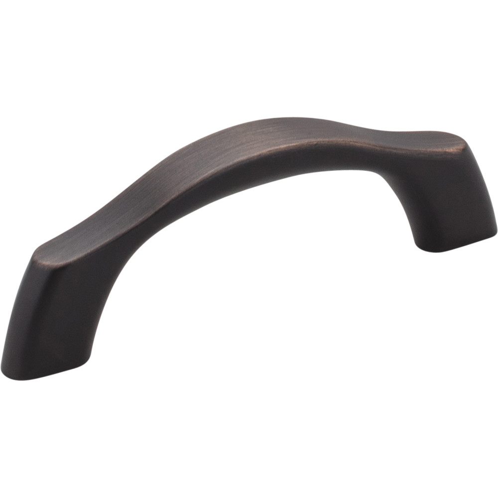 Hardware Resources 993-3DBAC 4-1/16" Overall Length Cabinet pull in Brushed Oil Rubbed Bronze