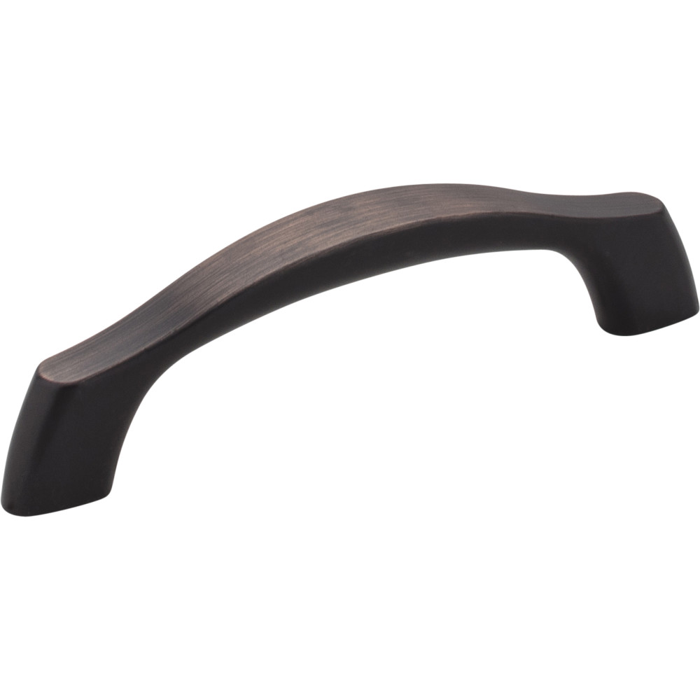 Hardware Resources 993-96DBAC 4-7/8" Overall Length Cabinet pull in Brushed Oil Rubbed Bronze