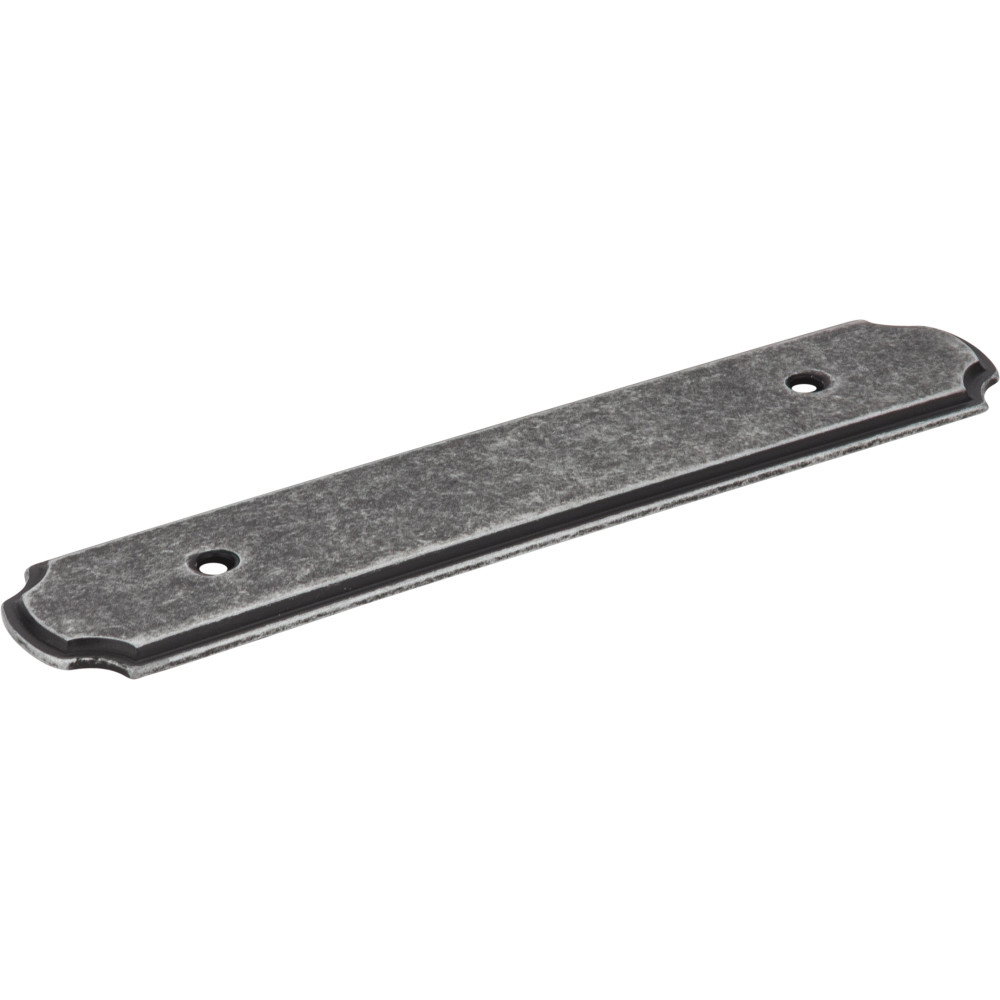 Jeffrey Alexander by Hardware Resources B812-96ASM 6" x 1-1/4" Zinc Die Cast Plain Backplate for 96mm Pull.  Fi