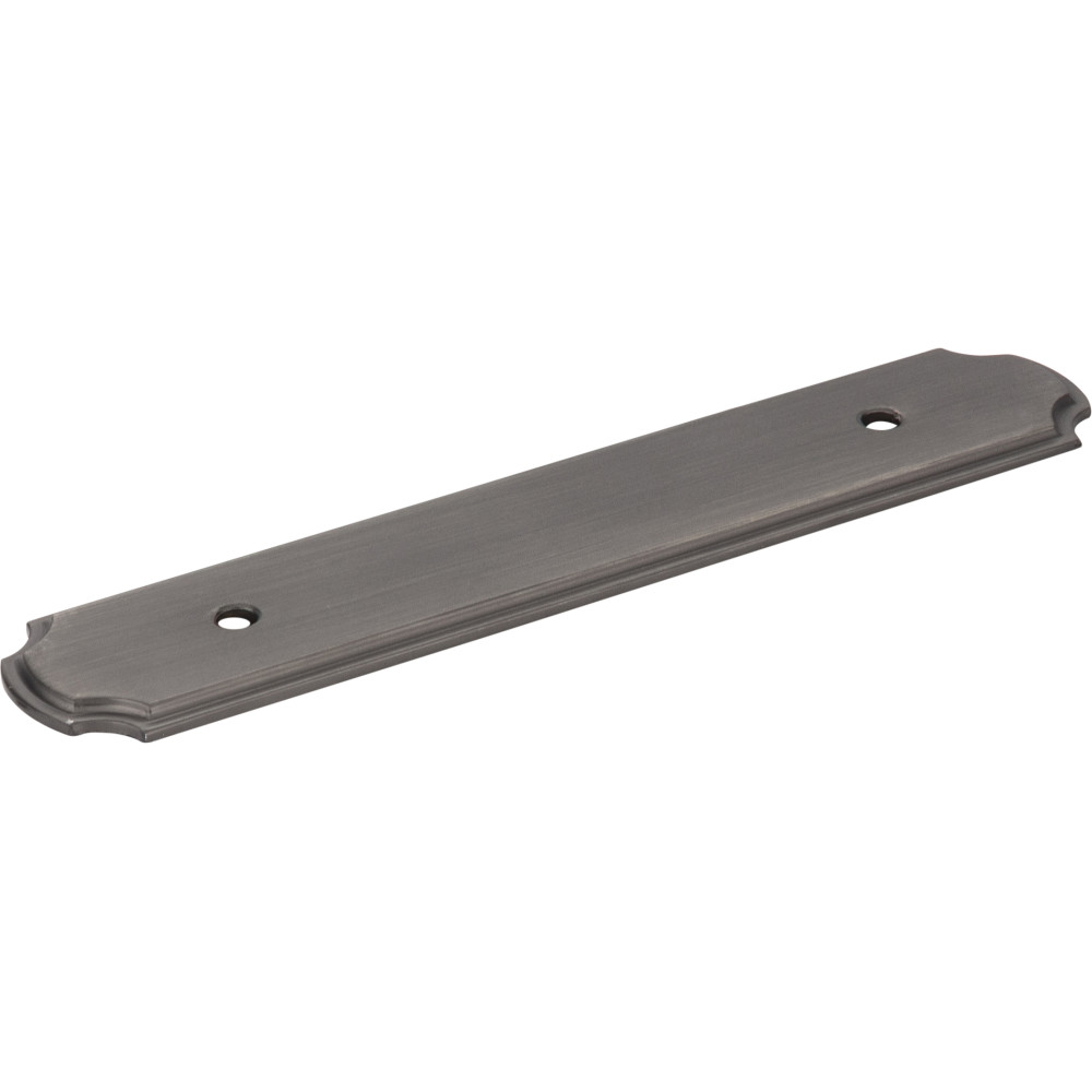 Jeffrey Alexander by Hardware Resources B812-96BNBDL 6" x 1-1/4" Zinc Die Cast Plain Backplate for 96mm Pull.  Fi
