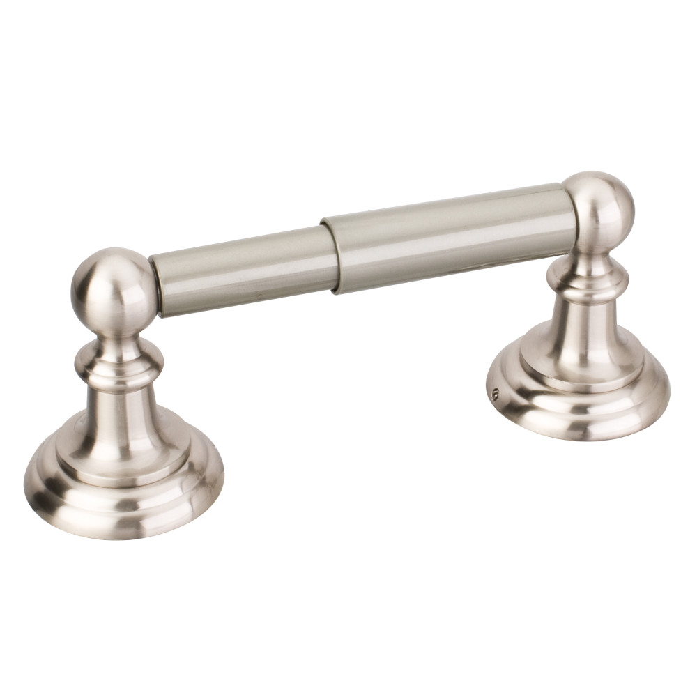 Elements by Hardware Resources BHE5-01SN Elements Conventional Paper Holder.  Finish: Satin Nickel.  