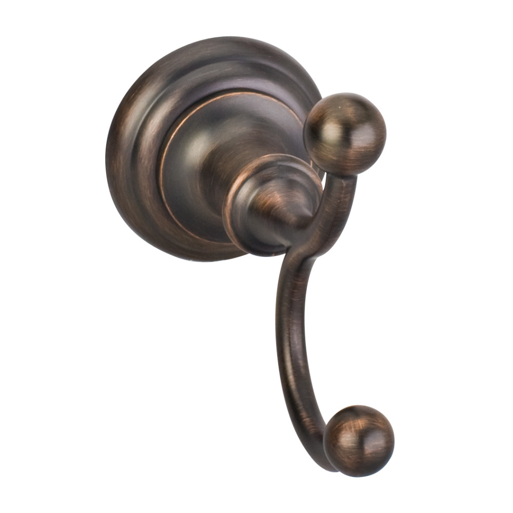 Elements by Hardware Resources BHE5-02DBAC-R Elements Conventional Robe Hook.  Finish: Brushed Oil Rubbed