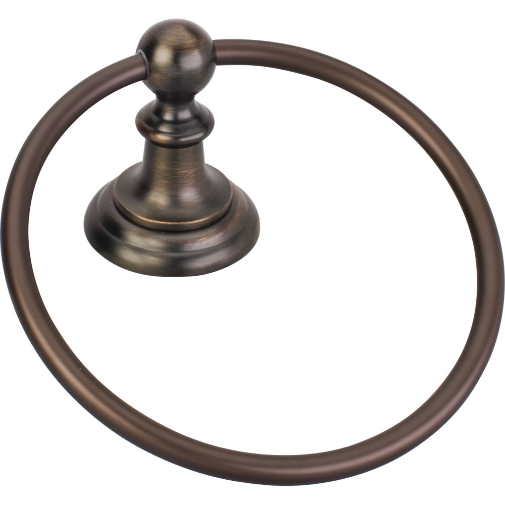Elements by Hardware Resources BHE5-06DBAC-R Elements Conventional Towel Ring.  Finish: Brushed Oil Rubbe