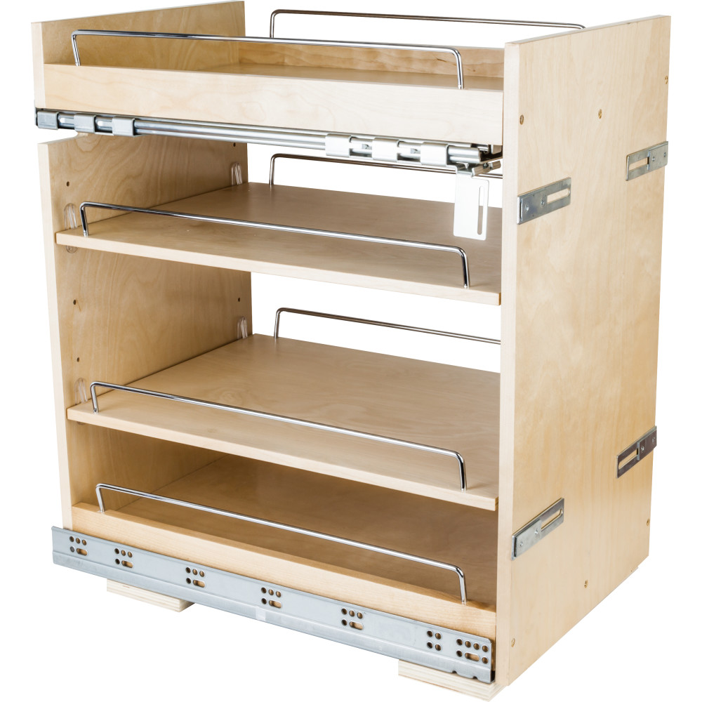 Hardware Resources BPO2-11SC 11" Base cabinet pullout with premium soft-close concealed undermount slides