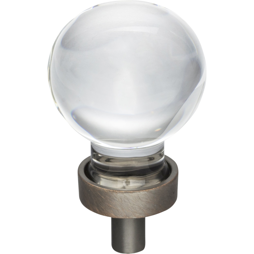 Hardware Resources G130DBAC Harlow 1-1/16" Dia Glass Sphere Cabinet Knob Finish: Brushed Oil Rubbed Bronze