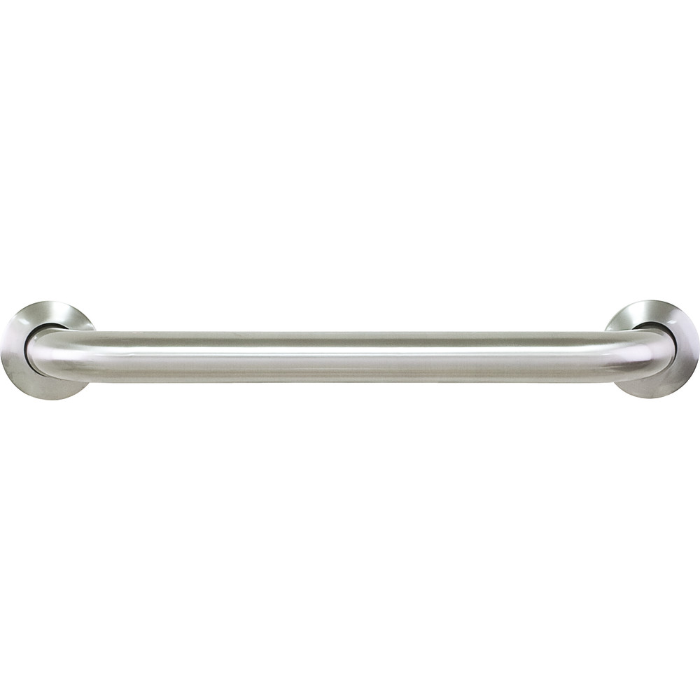 Elements by Hardware Resources GRAB-18-R 18" Grab Bar.  1-1/2" Diameter 18/8 Stainless Steel 3" Bas