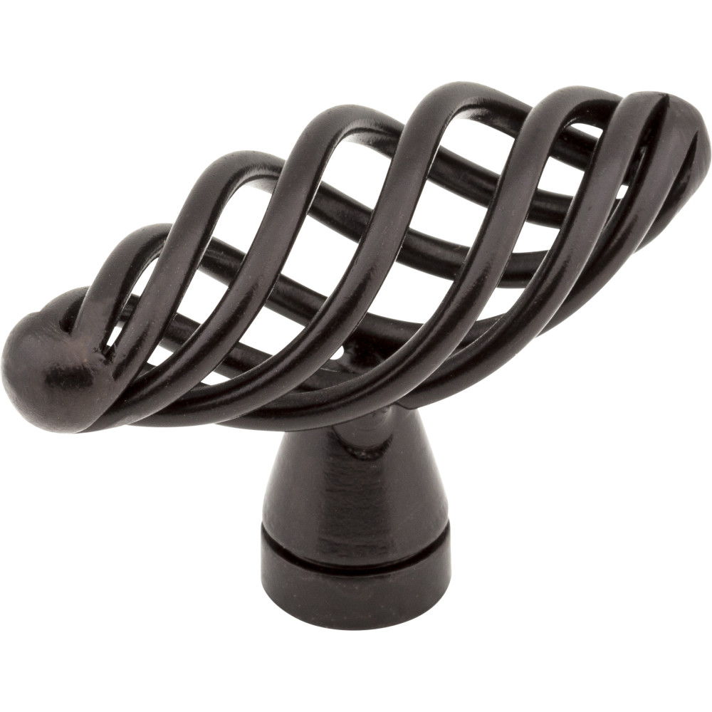 Jeffrey Alexander by Hardware Resources I350-DACM 2" Overall Length Twisted Iron Cabinet Knob.  Pack          