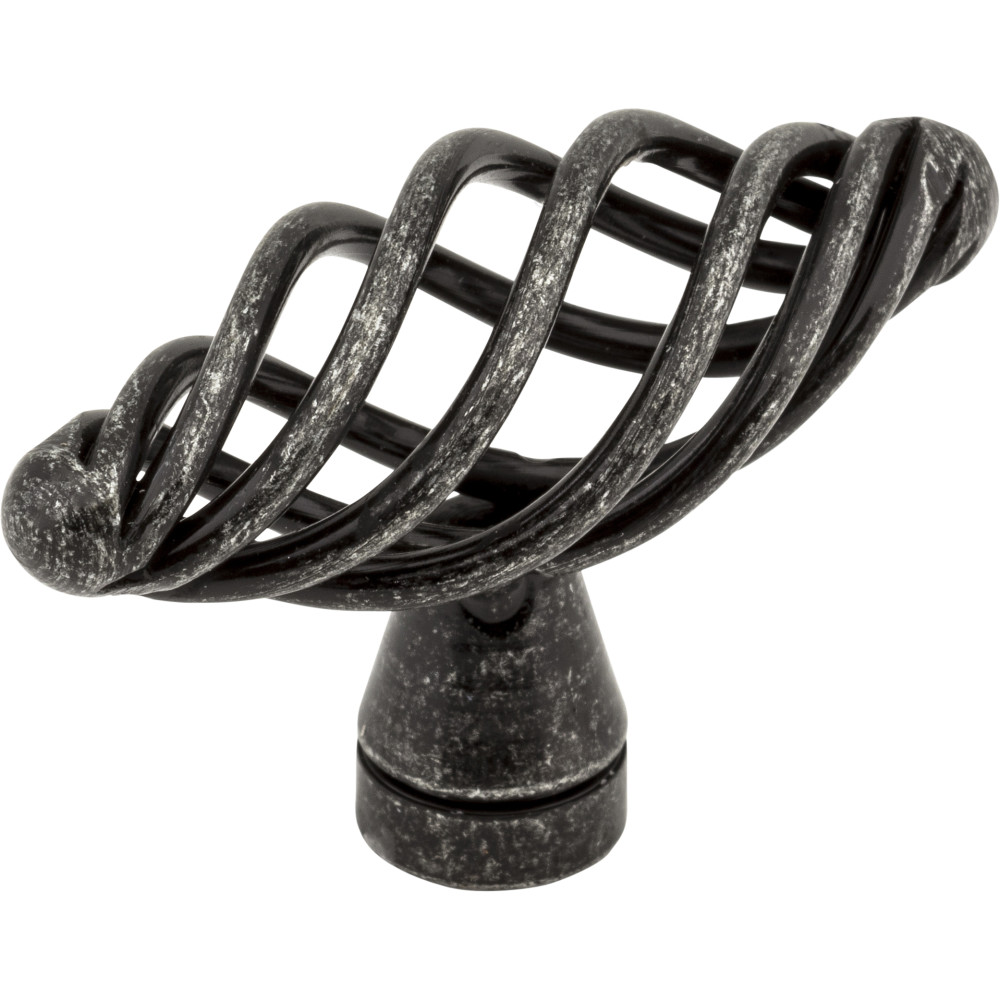 Jeffrey Alexander by Hardware Resources I350-SIM 2" Overall Length Twisted Iron Cabinet Knob.  Packaged w    