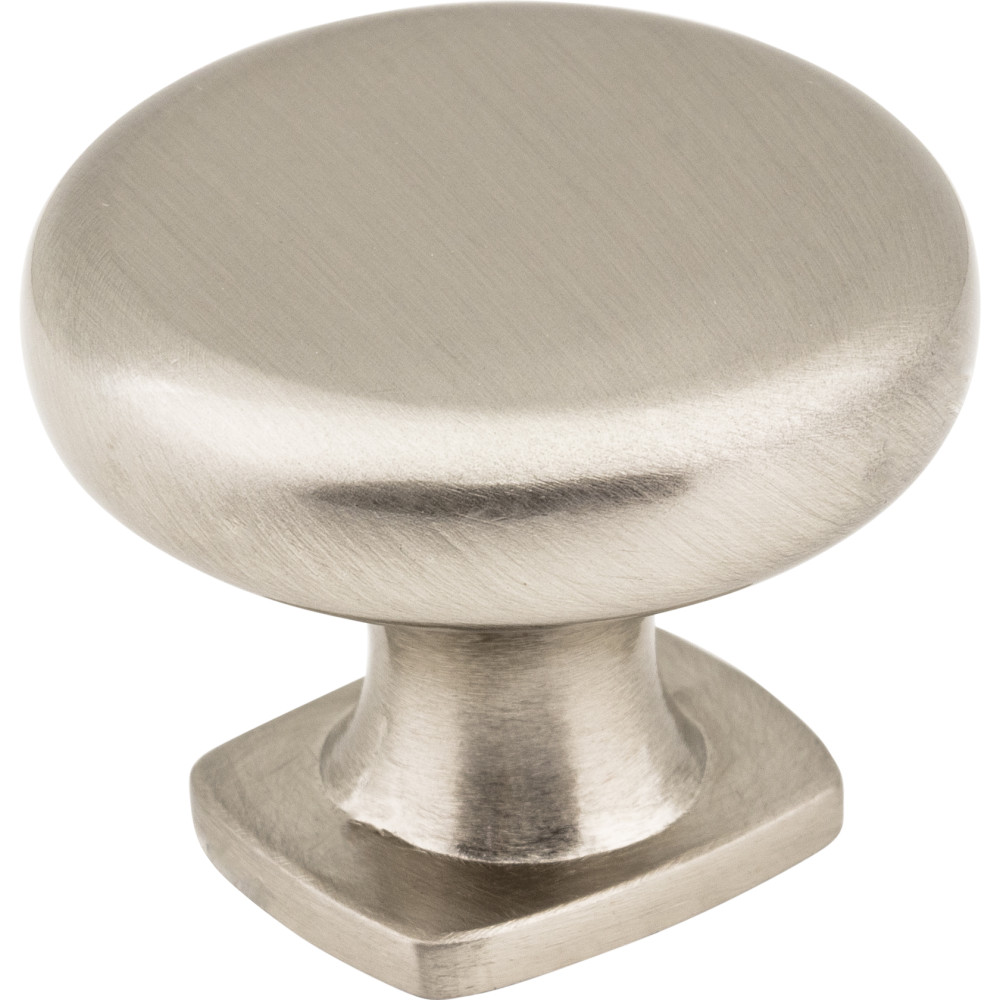 Jeffrey Alexander by Hardware Resources MO6303SN 1-3/8" Dia Forged Look Flat Bottom Knob with one 8/32" x 1" 